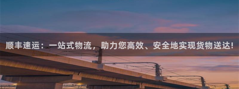多多28pc预测：顺丰速运：一站式物